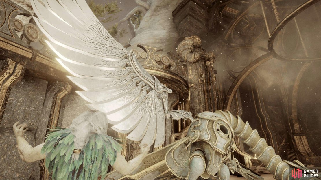 To progress the story, you&rsquo;ll need Glinda to forge you a new wing for Karamuth, the Golem Bird.