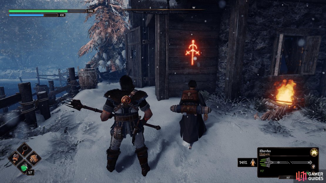 Thabull&rsquo;s Sigil is in Winter&rsquo;s Wall, near the jetty.