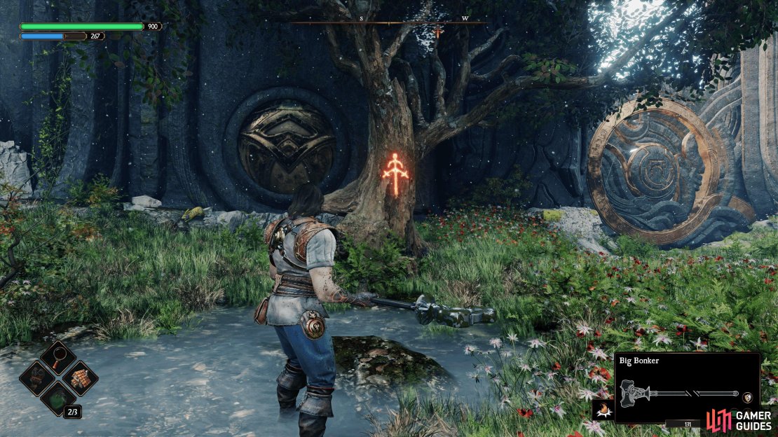 South of the Hollow Plain anvil, you&rsquo;ll find a tree with Val-Reec&rsquo;s Sigil.