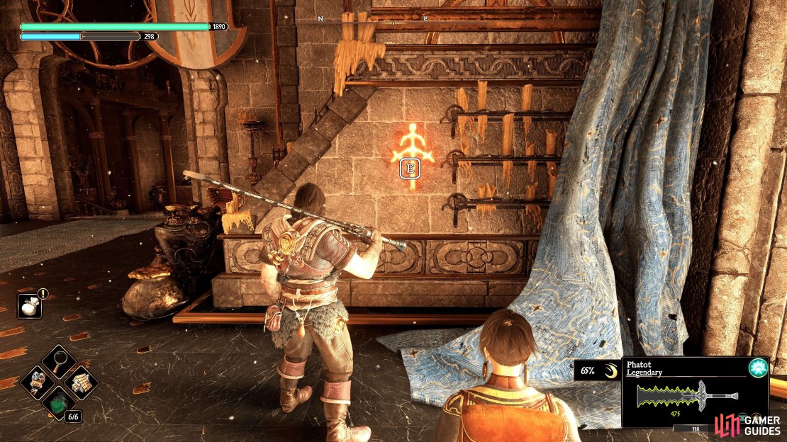 Vidit&rsquo;s Sigil is in The Egion&rsquo;s Abbey, east of the Library Anvil.