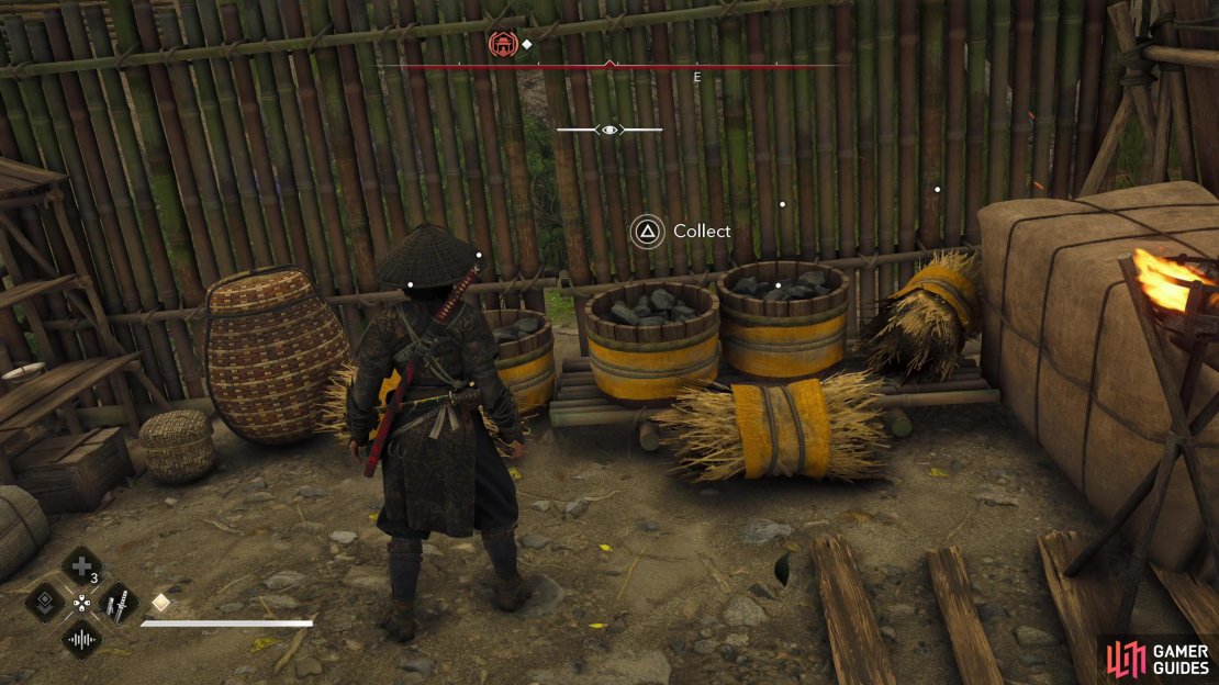 In addition to smuggling, you can find resources lying around in castles and enemy camps,