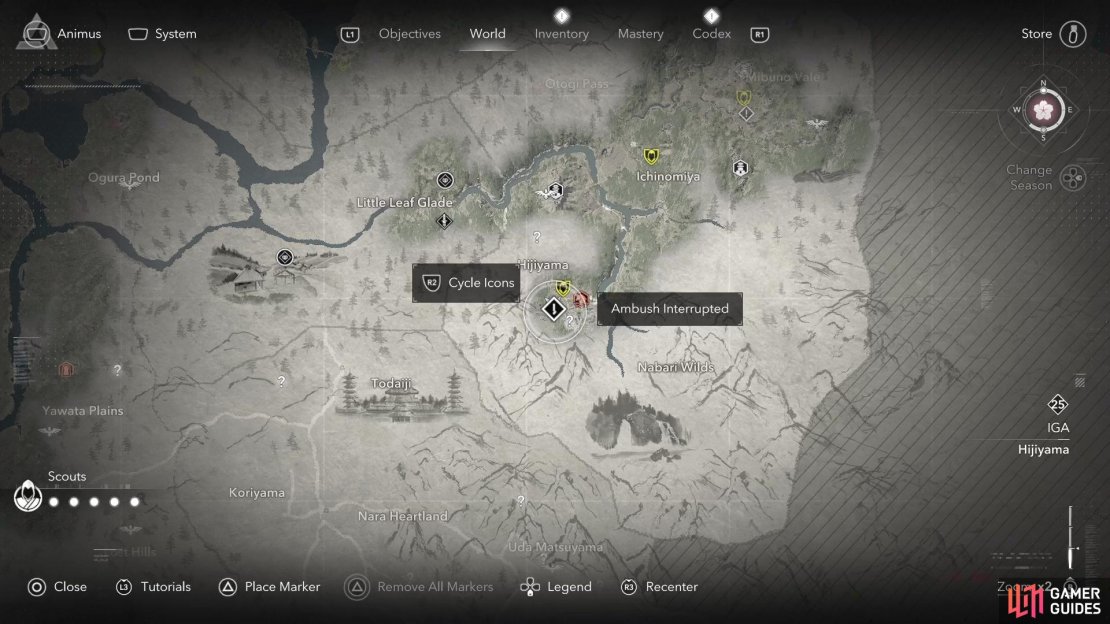 Go to the Iga region and south of Hijiyama to find this quest.