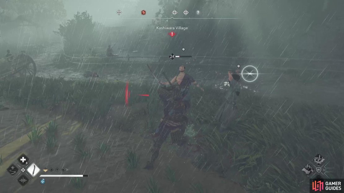 All of the enemies you need to defeat have a marker above their head.