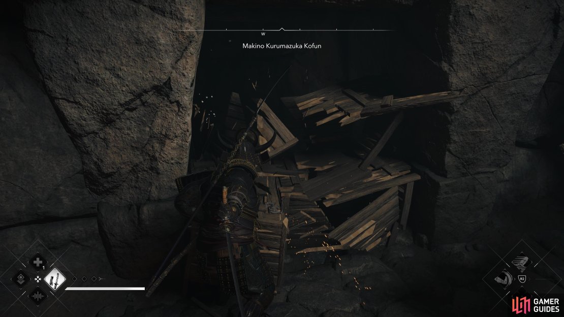 Break the boxes here to find an explosive jar.