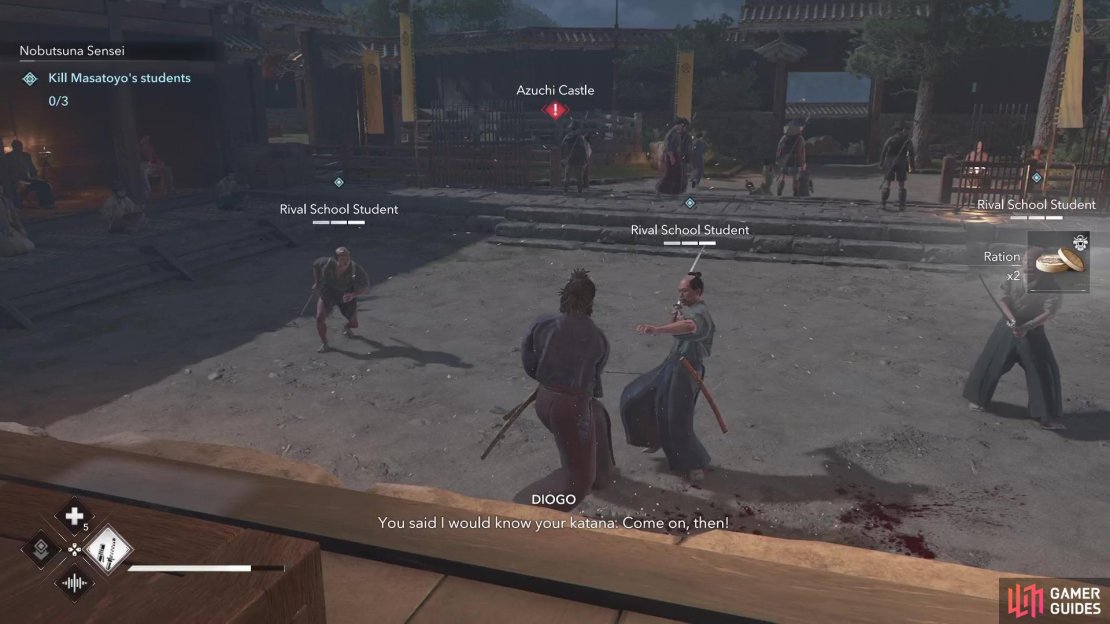 You&rsquo;ll have to face three enemies at once in the final bit of the quest.