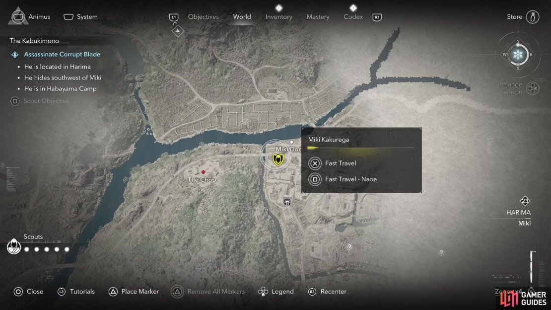 Start at Miki Docks in the Miki sub-region to have an easier time finding Corrupt Blade.