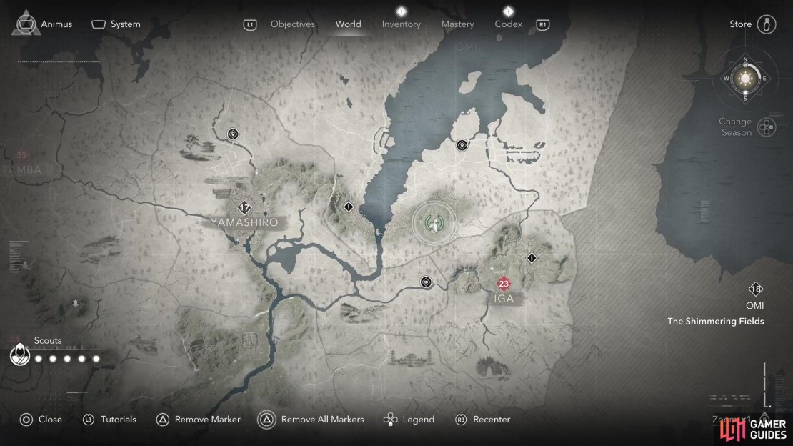 You&rsquo;ll find the Legendary Tanuki in the Omi region of the map.