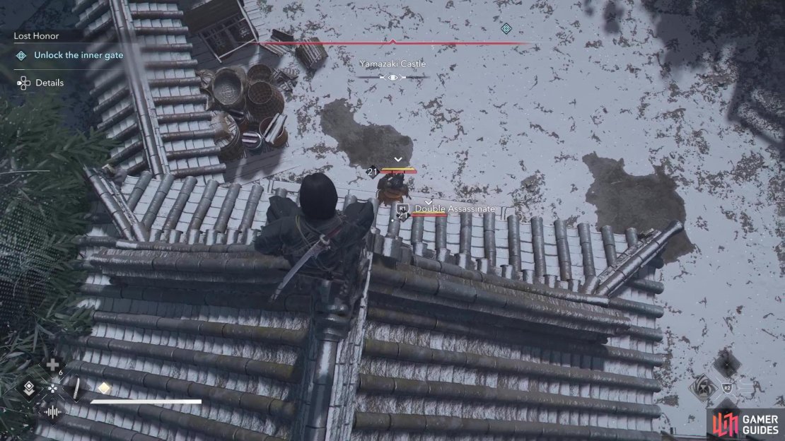 The Double Assassination skill for Naoe goes a long way in this quest.