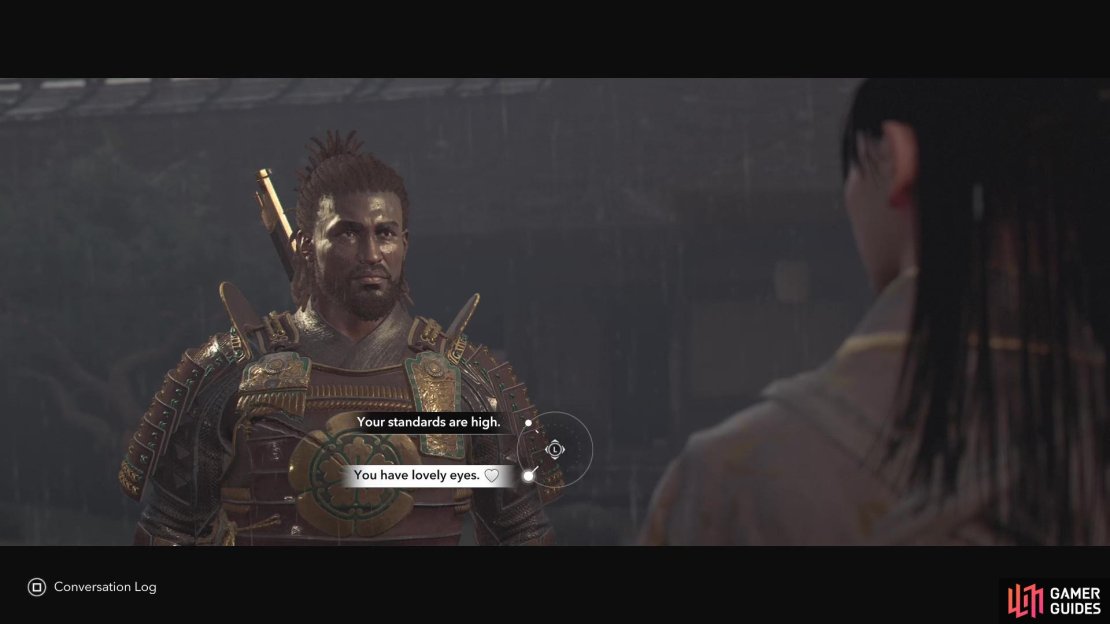 There is an option to continue the romance with them during the initial conversation.