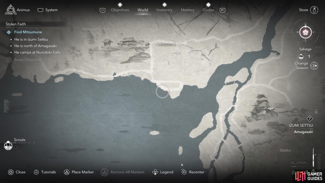 You&rsquo;ll be visiting the northern section of Izumi Settsu for this quest.