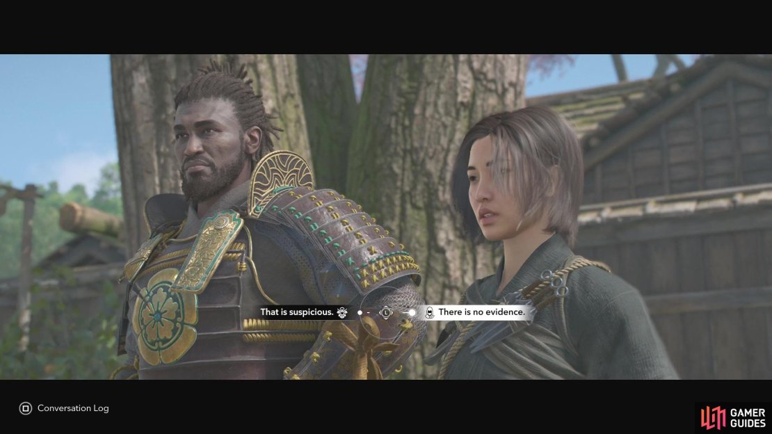 Go with Naoe&rsquo;s dialog choices just to make sure you get 