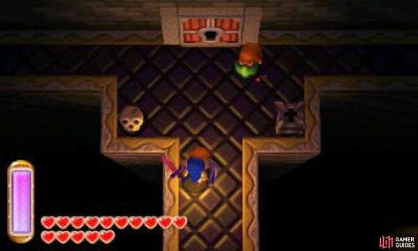 Helmasaurs are protected by a metal mask and charge at Link. You can wait for them to charge, then sidestep out of the way, before hitting their back. For an easier time, fire the hookshot at their mask to pull it off, making them vulnerable from all sides. You can also stun them with the Hammer&rsquo;s shock wave or Tornado Rod or use a bomb to blow up their mask.