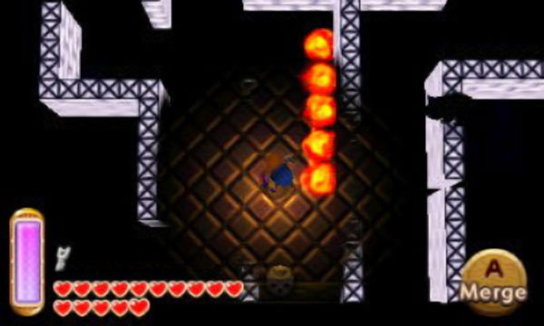 There&rsquo;s small openings in the walls of the maze; so you&rsquo;ll need to merge with the vaious walls and slip past the openings to make it through.