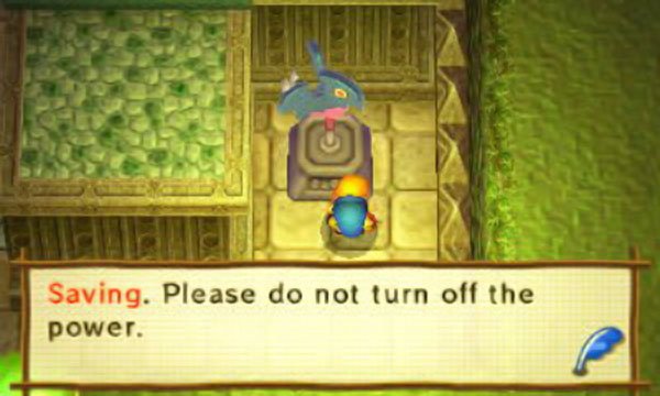 Don&rsquo;t forget to save your progress before opening the door to the boss&rsquo; room!