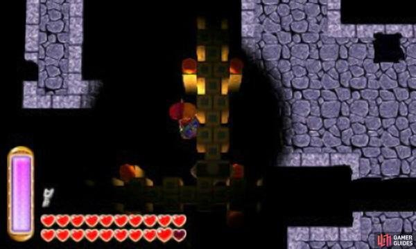 Only turn off the lamp once you&rsquo;ve sussed out the route you need to take (as the path ahead will be near impossible to see with the lamp off). There&rsquo;s no enemies nearby so take your time and don&rsquo;t rush!