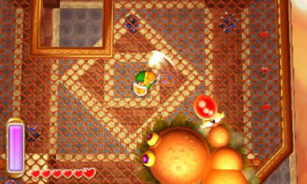 You can also use the Hammer to stun Moldorm&ndash;a good whack to its head will keep it stunned for longer, giving you ample time to get around and strikes it tail.