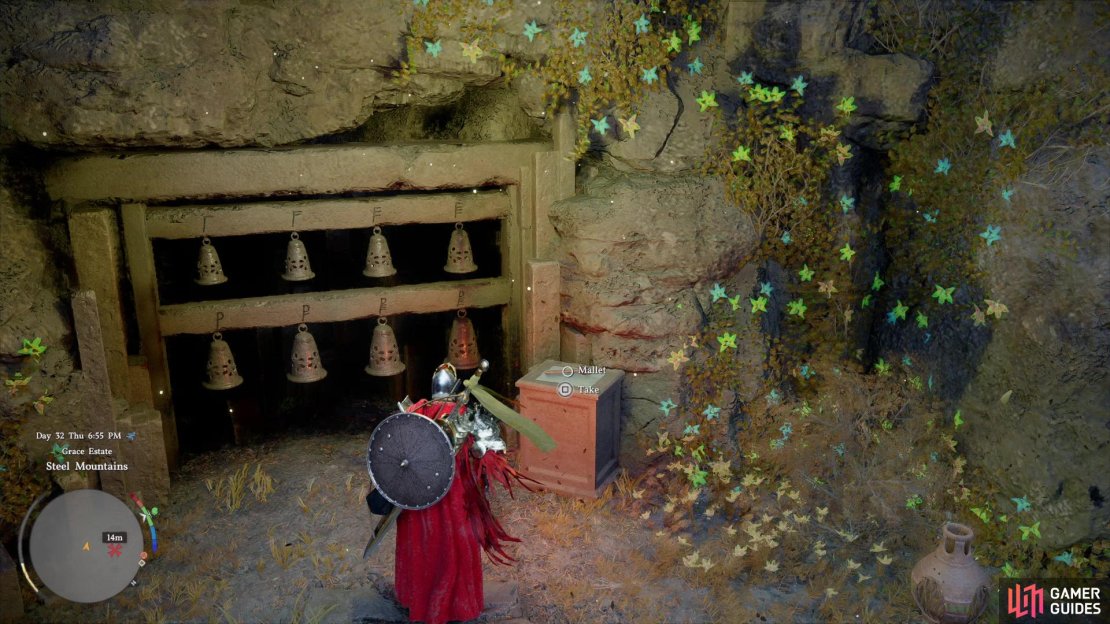 Grab a Mallet off an altar,