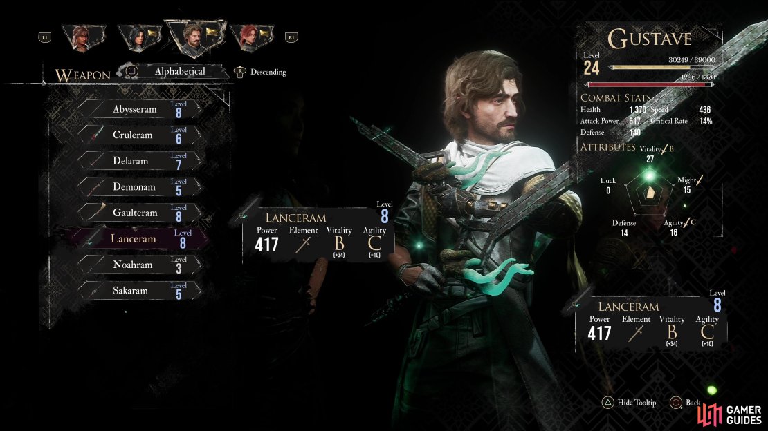 We feel Lanceram is Gustave&rsquo;s Best Weapon in Clair Obscur: Expedition 33.