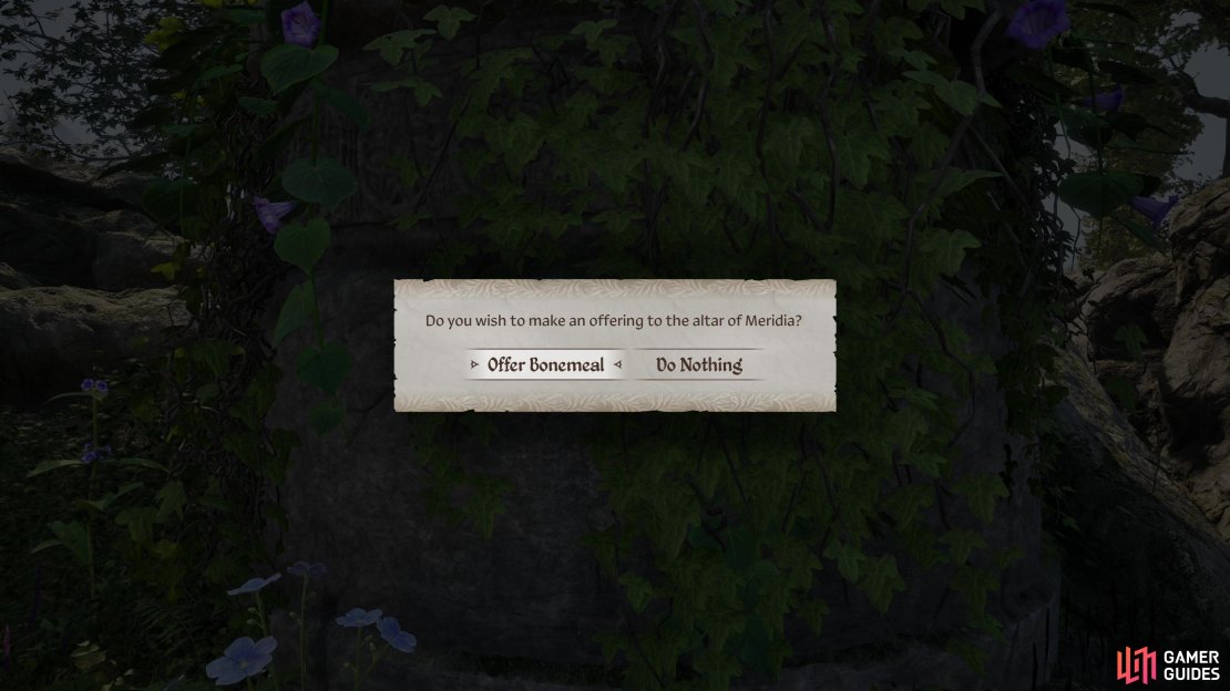 Offer up some undead material to Meridia - Bonemeal will suffice,