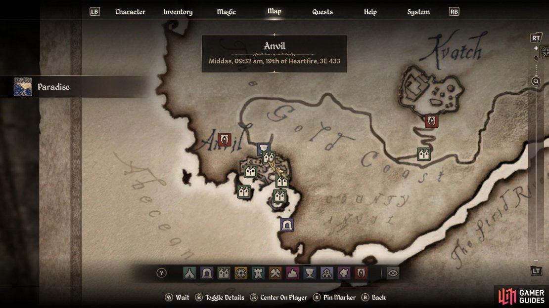 Anvil has a guild hall for Fighters.
