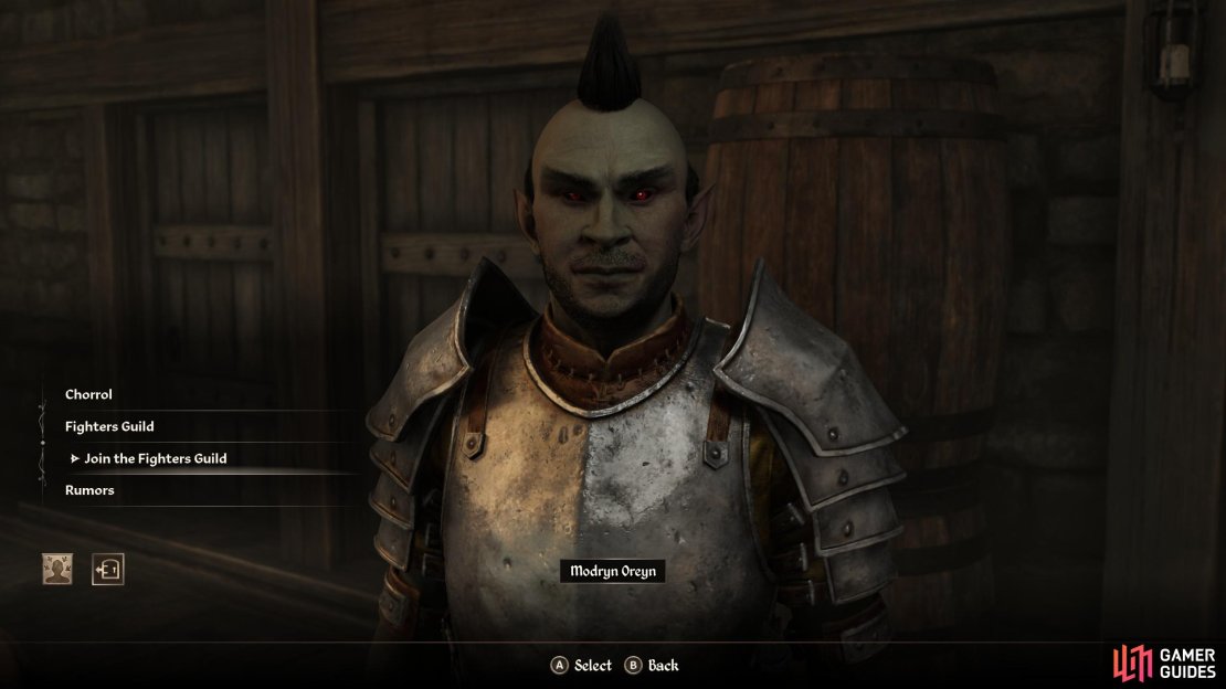 Modryn also has interesting quests for you.