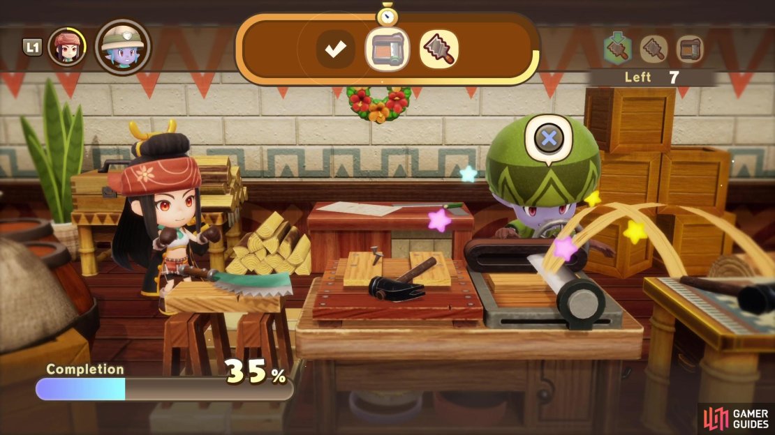 Once you get the respective Buddies, you can have them join you in crafting.