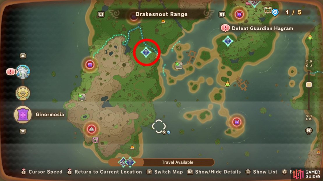 The location of Googlizabeth&rsquo;s Tower on the map.