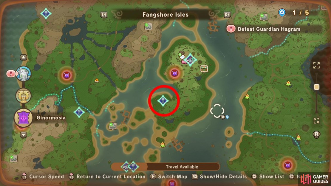 The location of Googleph&rsquo;s Tower on the map.