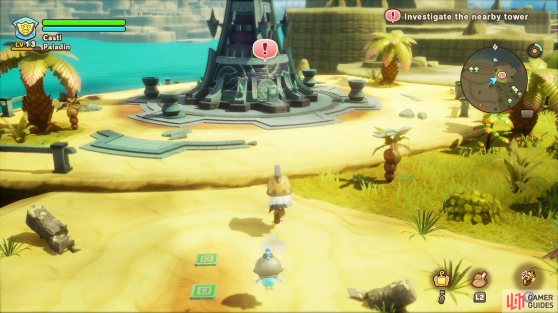Find the tower in each region,