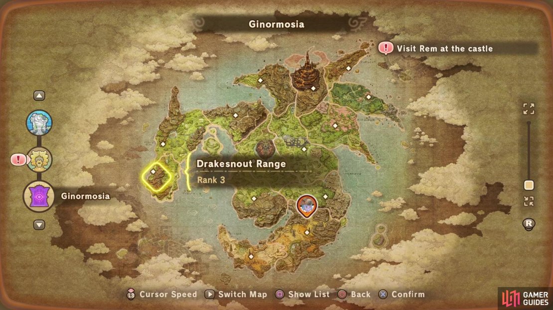 Nostruul Cave is found in the Drakesnout Range region of Ginormosio.