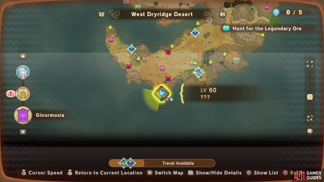 One spot where you can get the Shiny Diamond is in West Dryridge Desert.