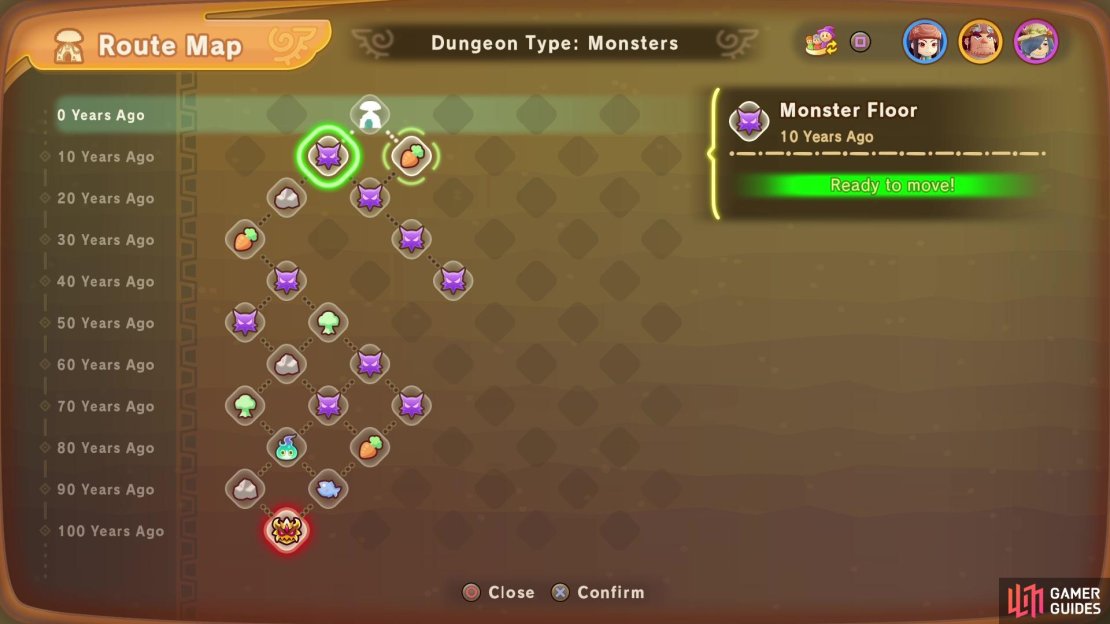 The layout for each dungeon will be randomly generated.