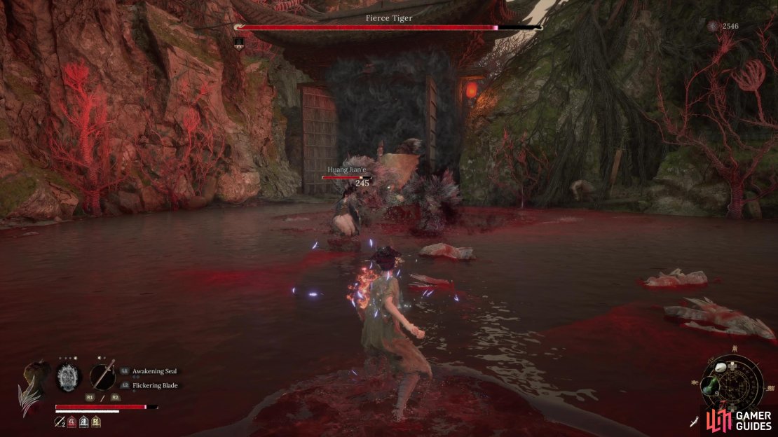 You can summon Huang Jian&rsquo;e for the Fierce Tiger battle.