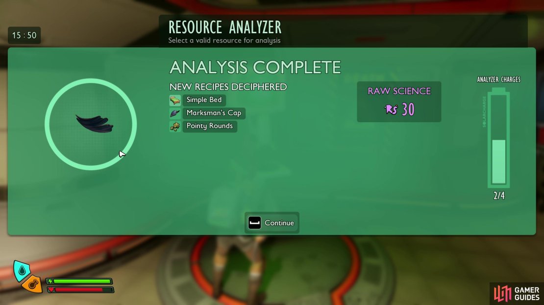 There&rsquo;s a neat Archery hat and building pieces that unlock after research Crow Feather Pieces. Image via Gamer Guides / Obsidian.