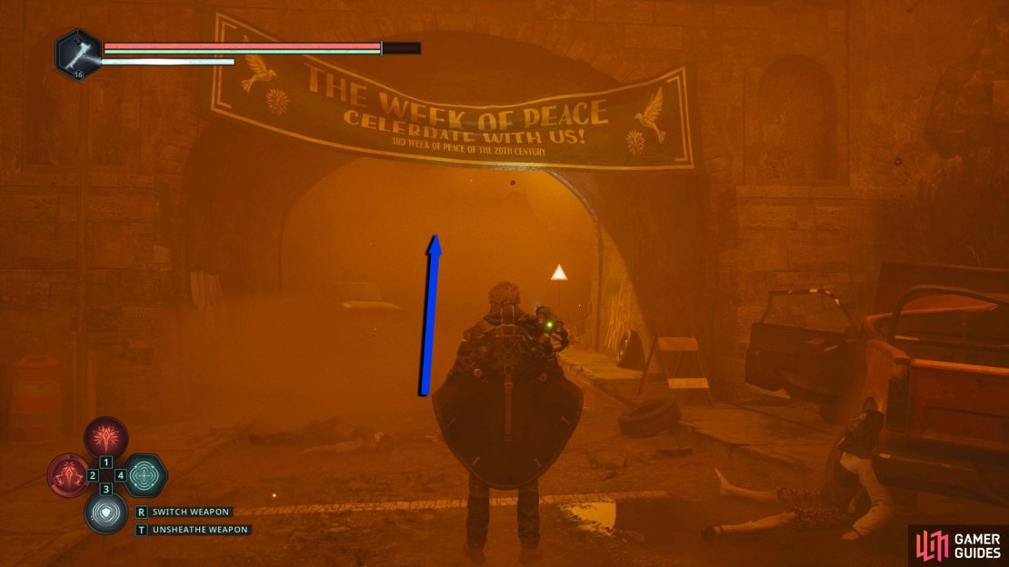 From the APC, follow the road west past the Pharmacy to reach the Town Hall.