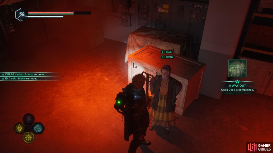 Here&rsquo;s how to complete the A Way Out Good Deed and save the people in the Library. Image via Gamer Guides / Nacon.