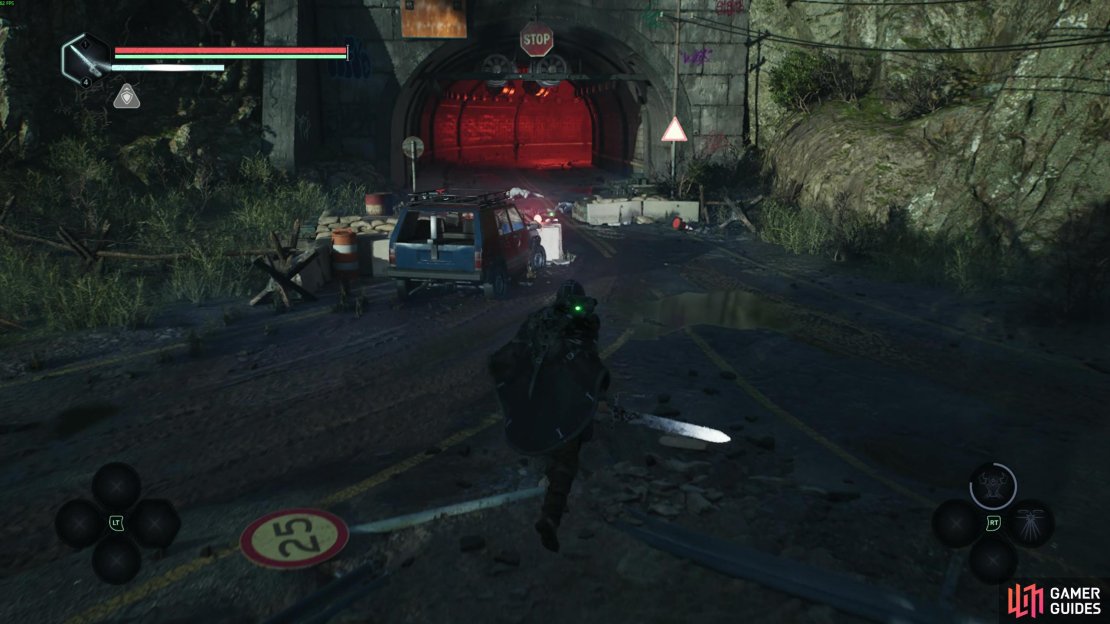 You  can find Victor in the north east part of Acasa Marshes. Enter the red tunnel and free him from the Maintenance Room. Image via Gamer Guides / Nacon.
