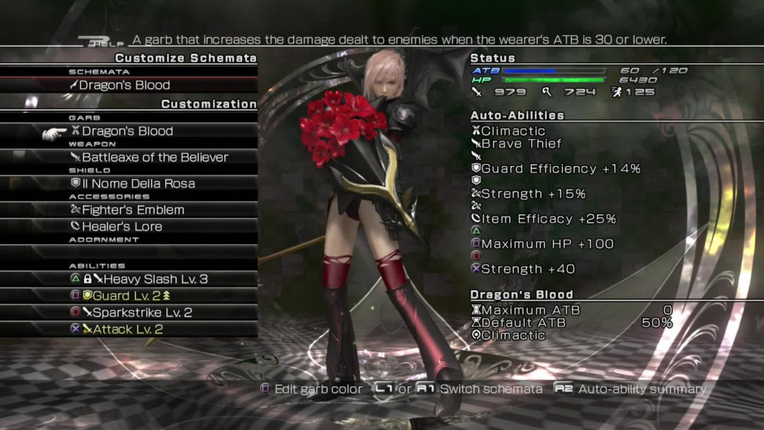 Dragon&rsquo;s Blood is still a viable physical garb. It is really a matter of preference though.