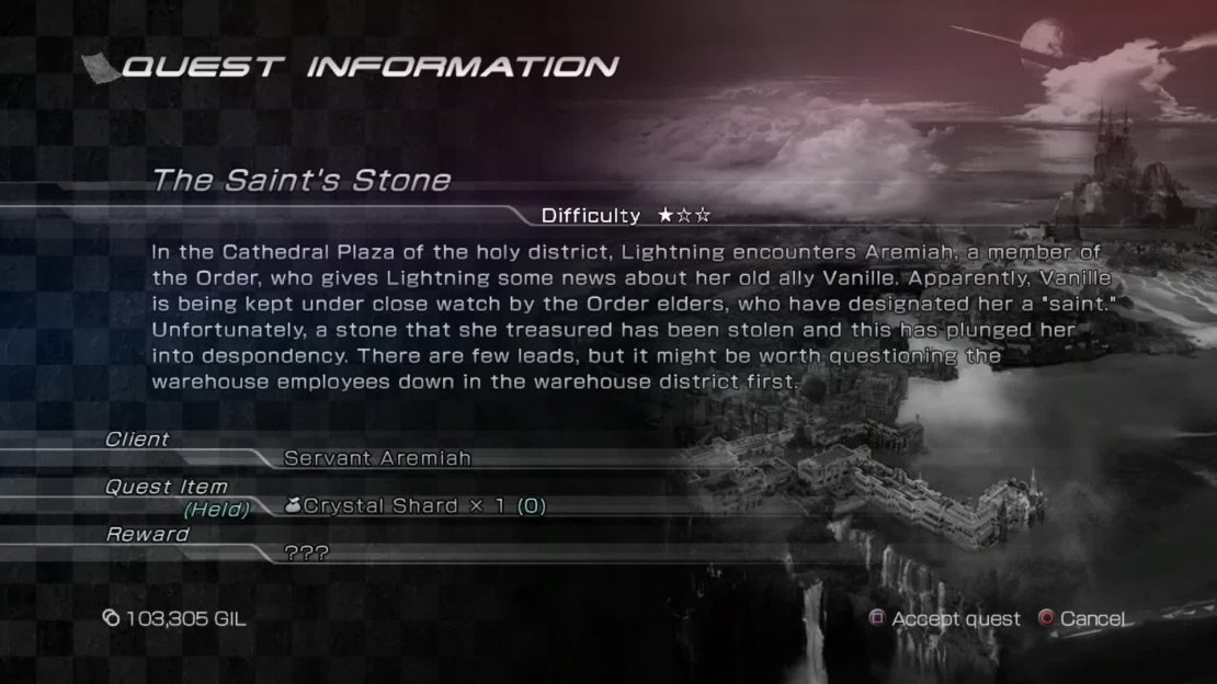 This quest actually shows up with a blue quest marker like the main quests. It isn&rsquo;t technically a main quest but it is definitely worth doing if only for the story.
