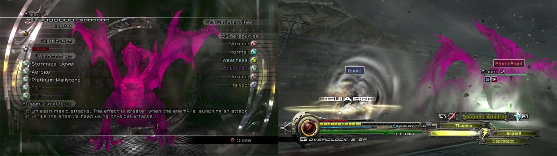 Equip the Stormbane Choker and learn to Perfect Guard Zomok&rsquo;s rather laborious attacks.
