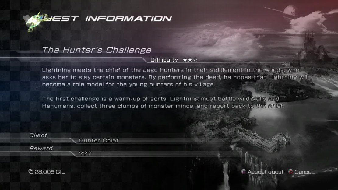 The Hunter Chief wants you to show the young recruits how it&rsquo;s done. Beware of a Chaos Infusion around Rocky Crag when you approach.