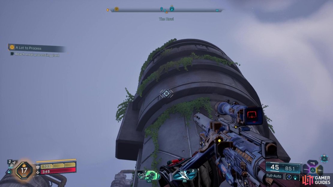 Rafa&rsquo;s Rebirth is on top of this tower, with no normal means of getting to the top.