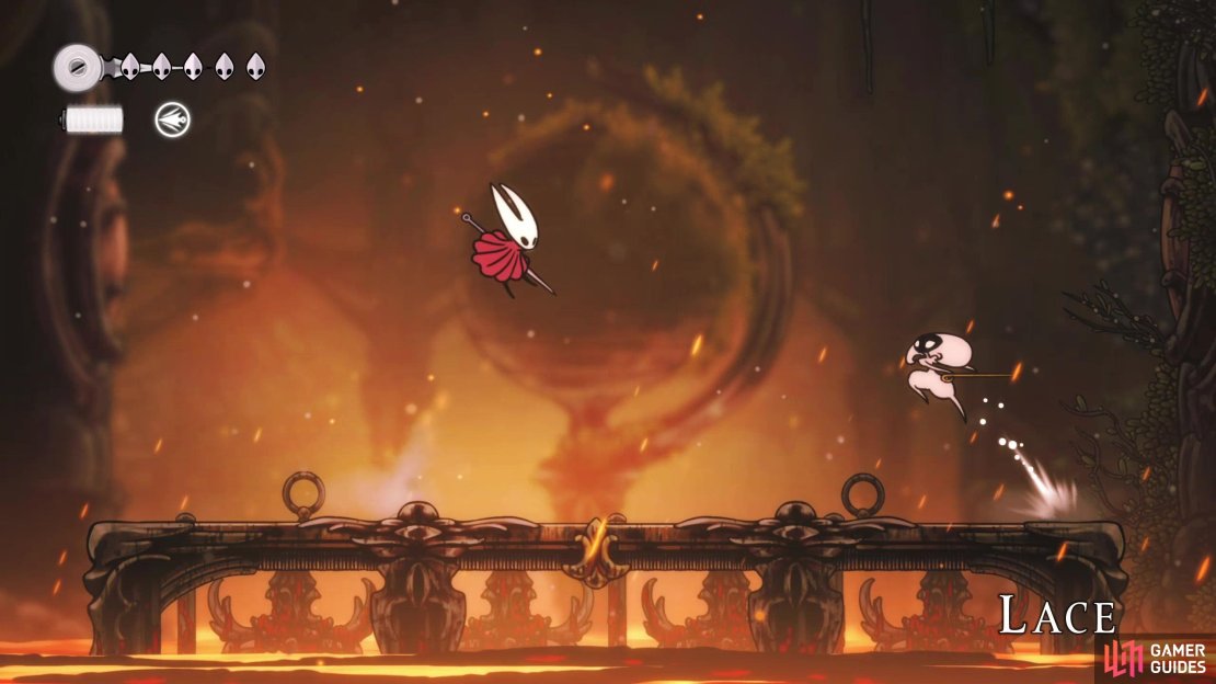 You&rsquo;ll duel Lace in the Deep Docks region.