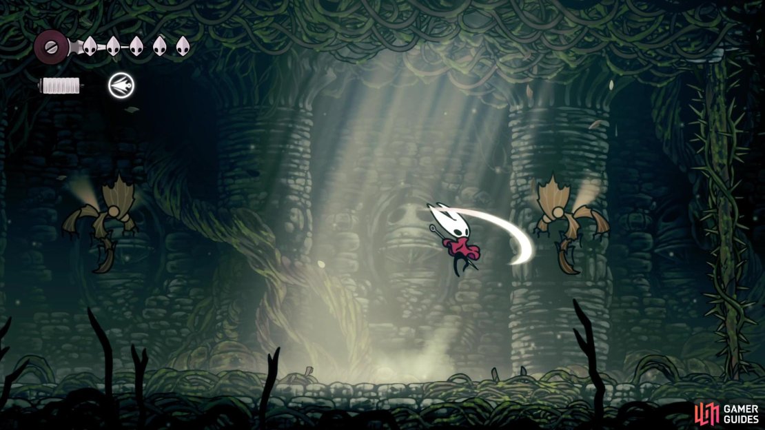 The second phase will start with the boss summoning these pesky bugs.