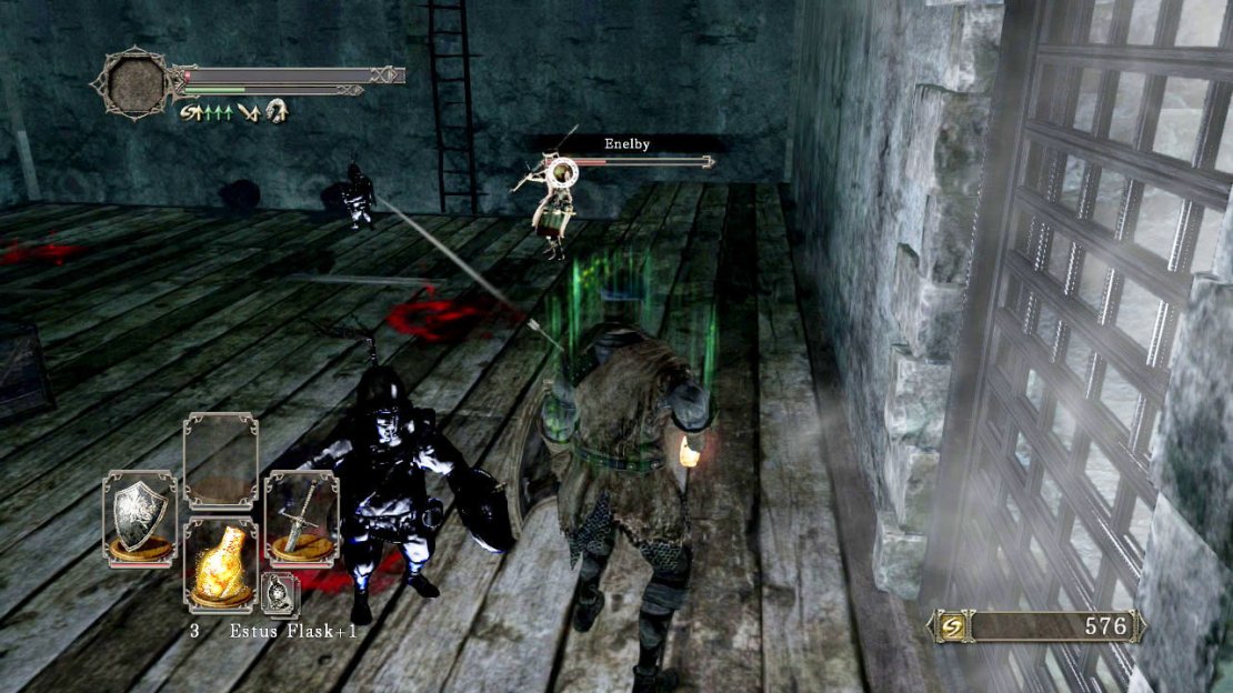 Yea, we really shouldn&rsquo;t have tried to take our Estus Flask out then&hellip;