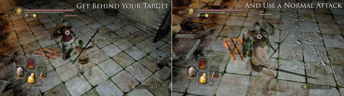 Make sure you&rsquo;re close enough to your opponent when going for the backstab as it can be surprisingly easy to miss!