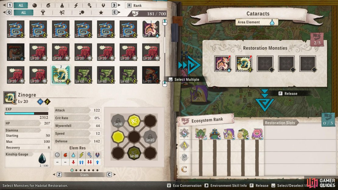 Release Monsties into a region and in some cases you&rsquo;ll be able to find monsters of the same type roaming around.