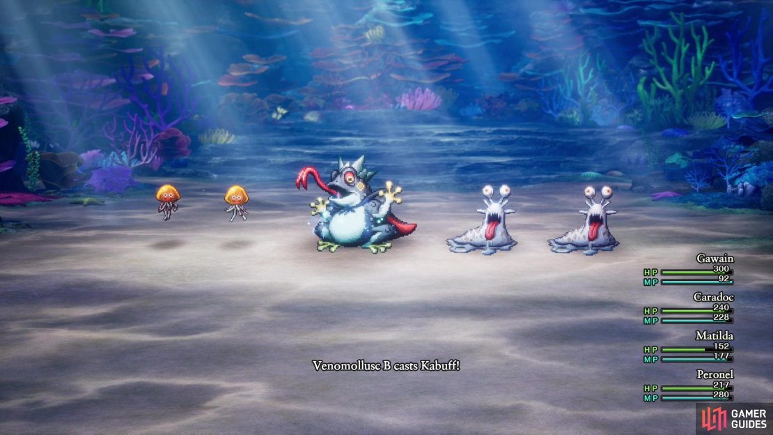 In the depths of the Mermaid&rsquo;s Sanctuary you&rsquo;ll run afoul of the Toadalitarian and its minions, who can attack and buff!