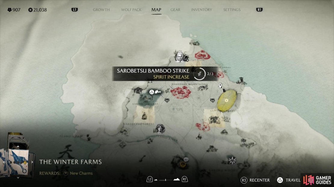 The location of the Sarobetsu Bamboo Strike on the map.