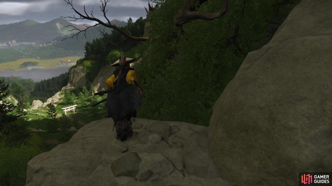 During your ascent, you&rsquo;ll have to jump towards a tree branch and hope Atsu deigns to use her arms,